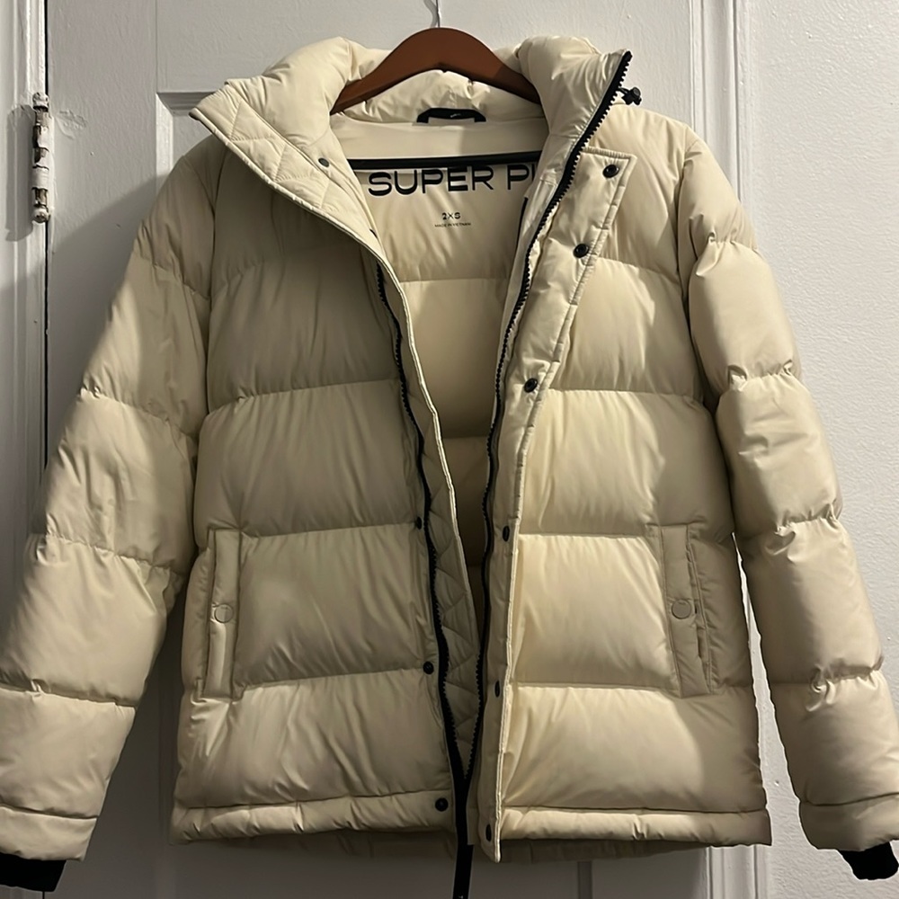 Aritzia The Super Puff - Sand White